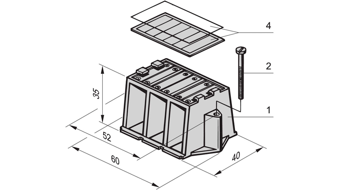 Staffe di montaggio nVent SCHROFF per: Barre di distribuzione