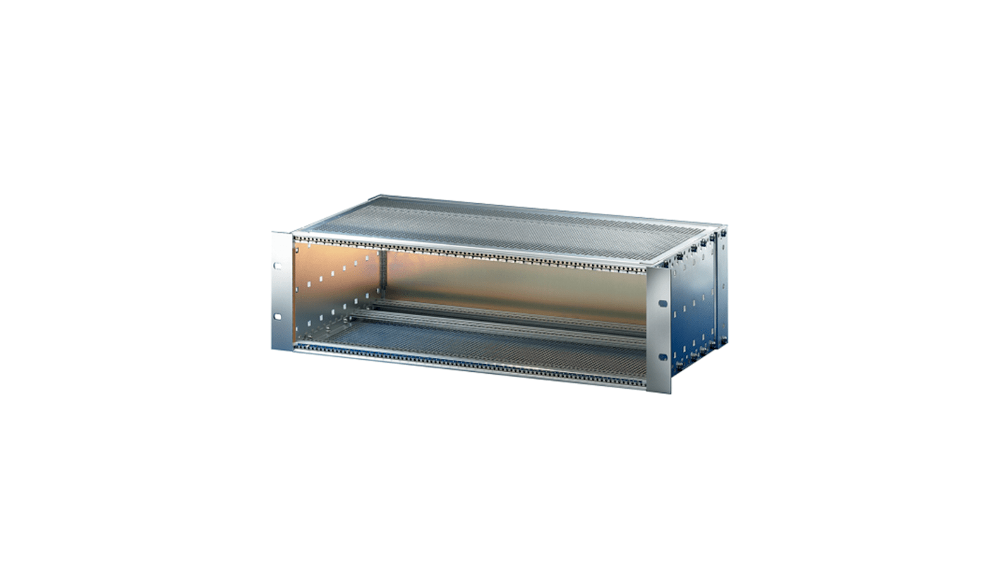 Subrack nVent SCHROFF serie 24563, de Aluminio, 3U x 84HP x 475mm