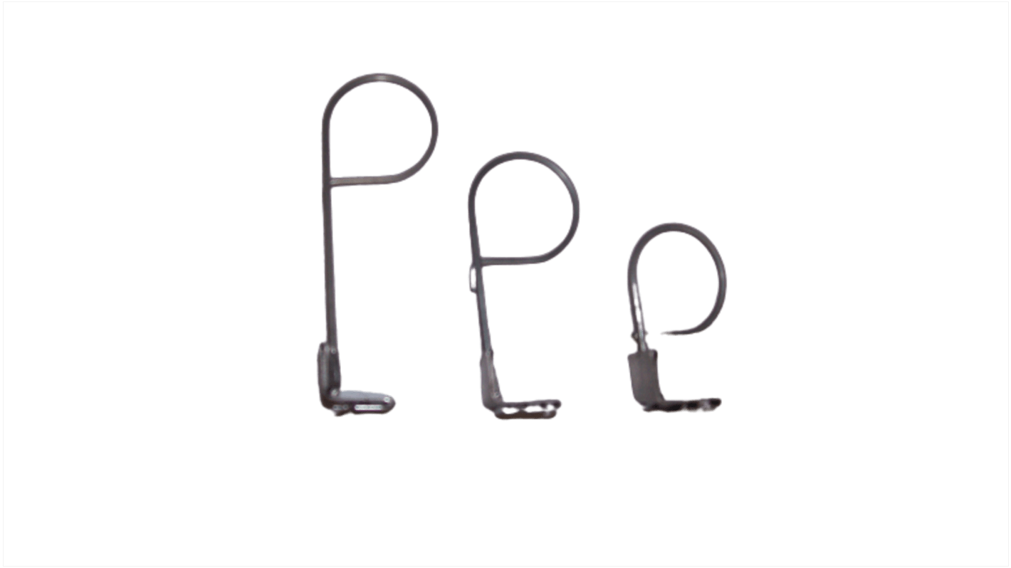RS PRO 100mm, Steel P Clip