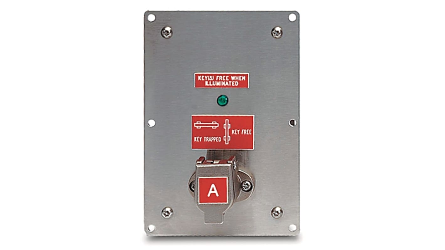 Allen Bradley 440T Interlock Switch, 4NO, Trapped Key, Stainless Steel