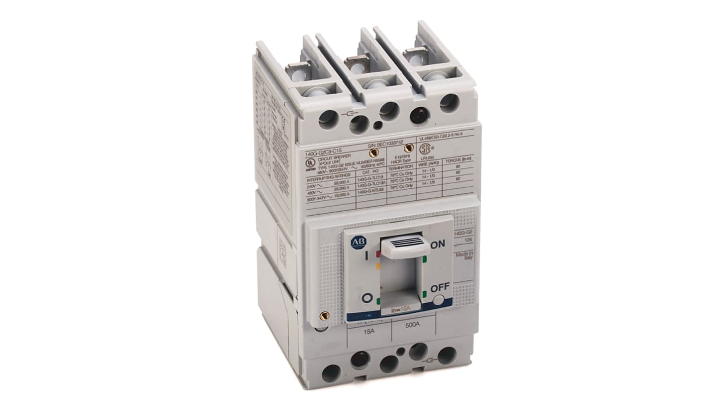 Rockwell Automation, Leistungsschalter MCCB 3-polig, 63A