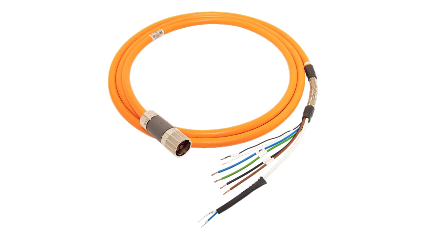Cable de alimentación Potencia Allen Bradley, 60 V, funda de PVC