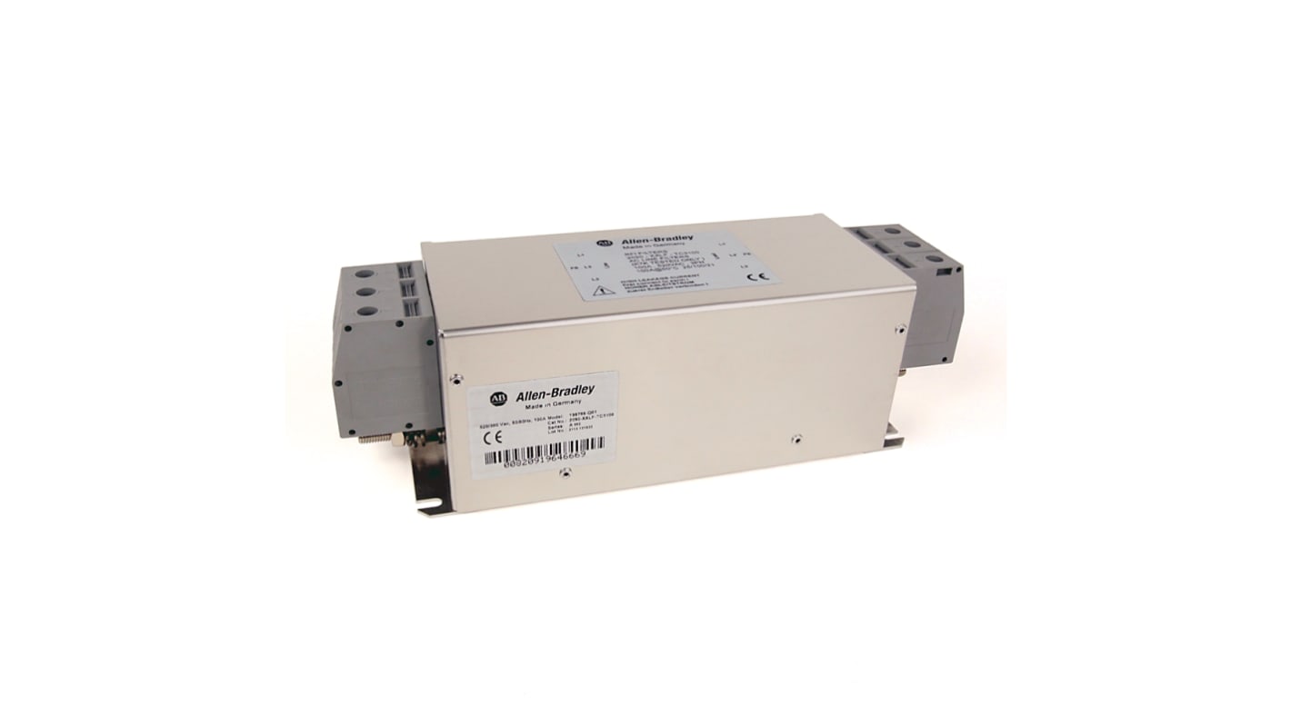 Allen Bradley 100A 500 V ac Power Line Filter, Cable 3 Phase