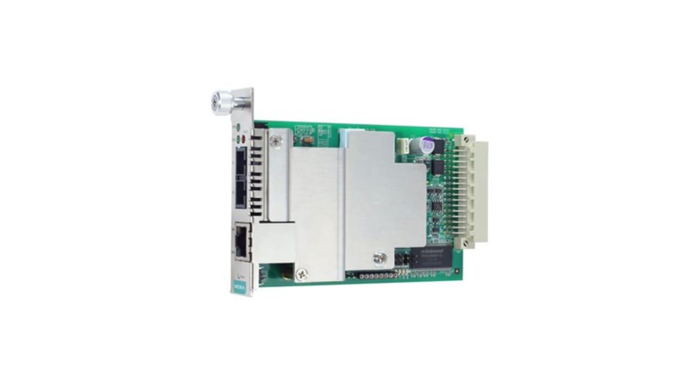 MOXA 10/100 Base-Tx Ethernet Single-mode CSM-400-1225-T 100Mbit/s 20km 100Mbit/s Mediekonverter