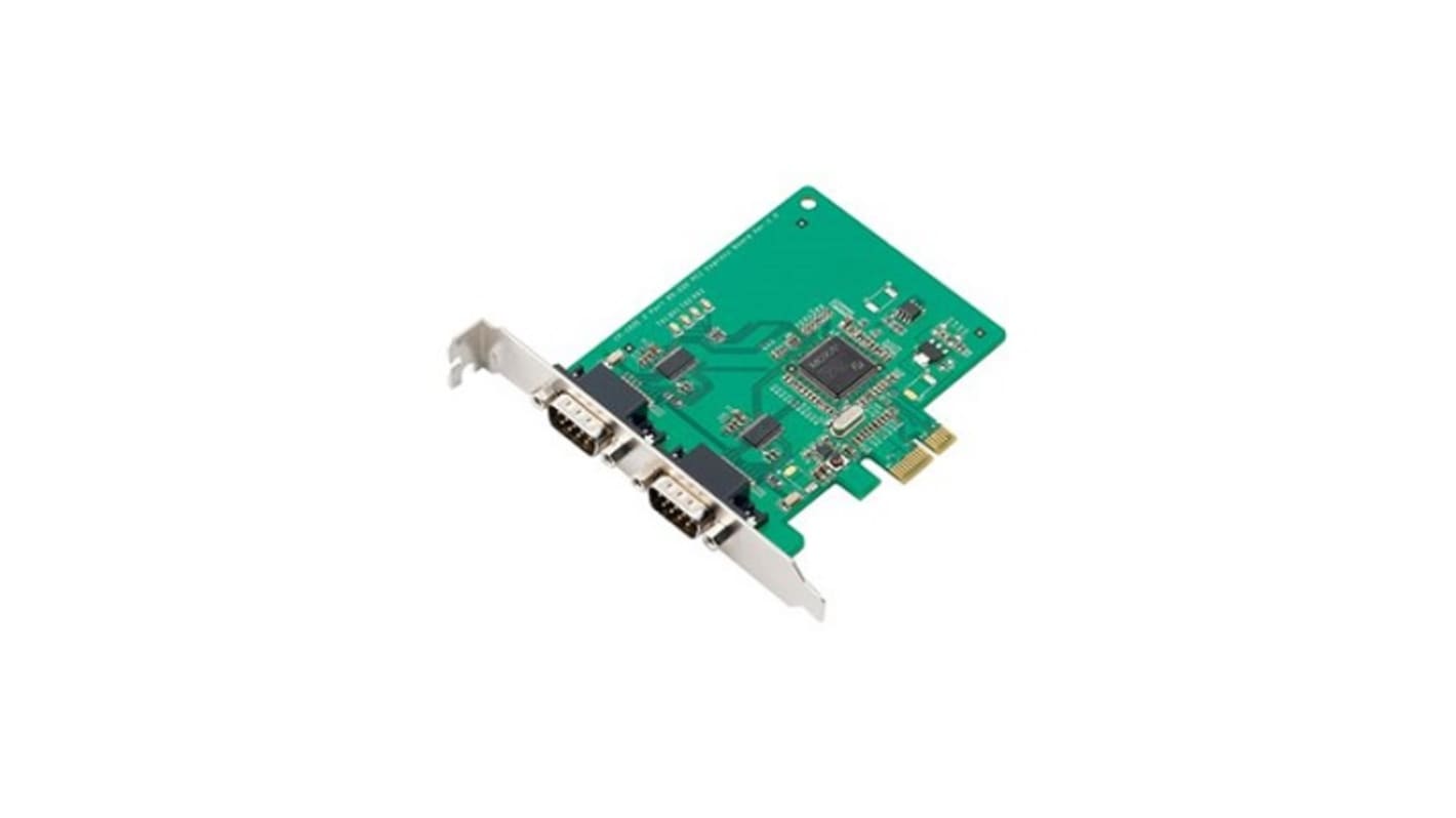 MOXA 2 Port PCIe RS232 Serial Board