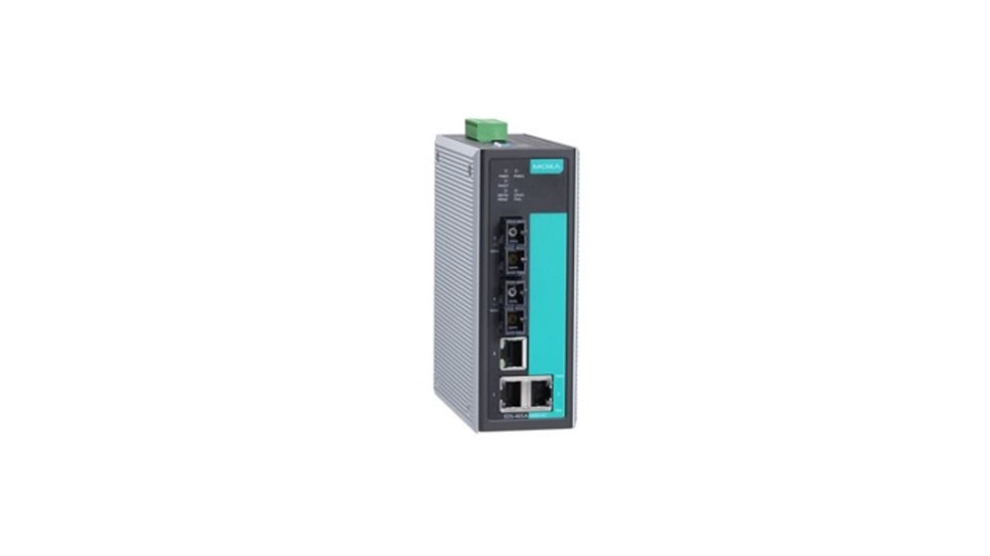 Switch Ethernet MOXA con PoE, 5 puertos