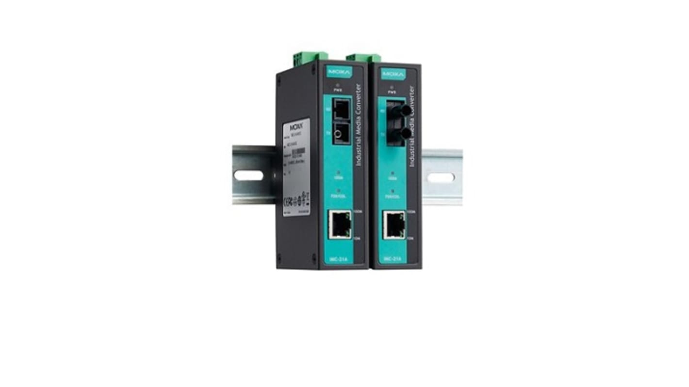 MOXA SC Halv duplex/Fuld duplex Multi-mode IMC-21A-M-SC 100Mbit/s 40km 10/100Mbit/s Ethernet mediekonverter