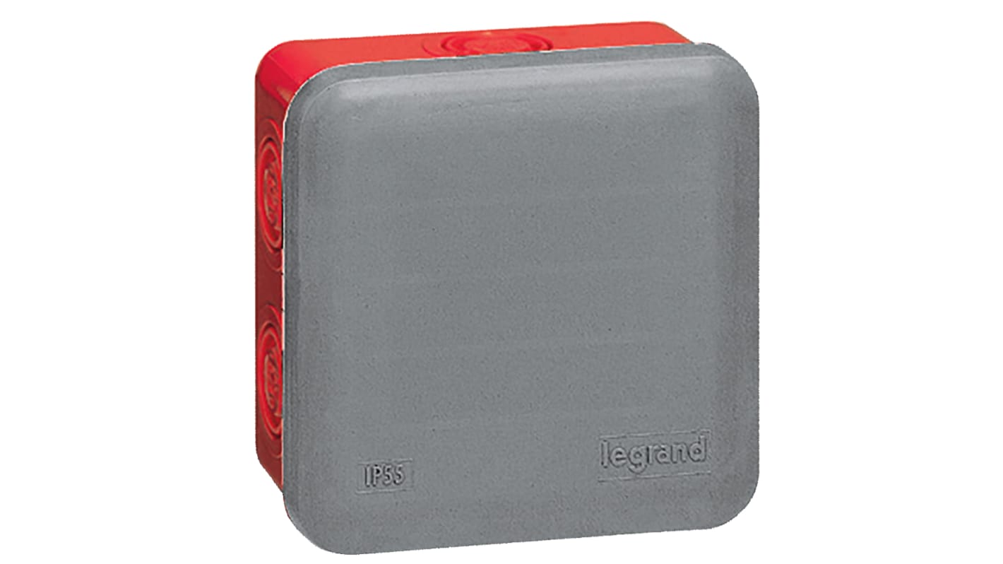 Legrand Plastic Junction Box, IP55, 88 x 88 50mm