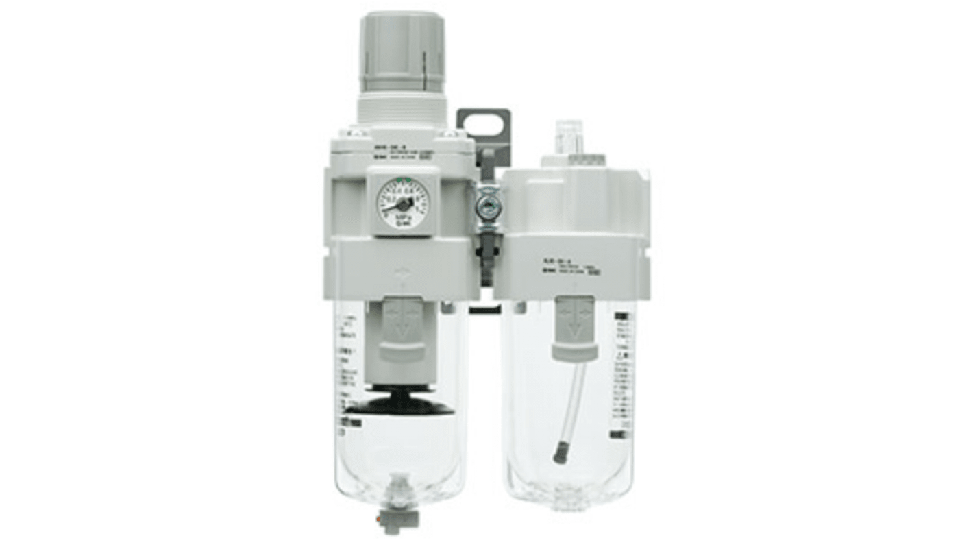 SMC AC Filter Regulator, 5μm, G 1/4, Auto, 10 bar