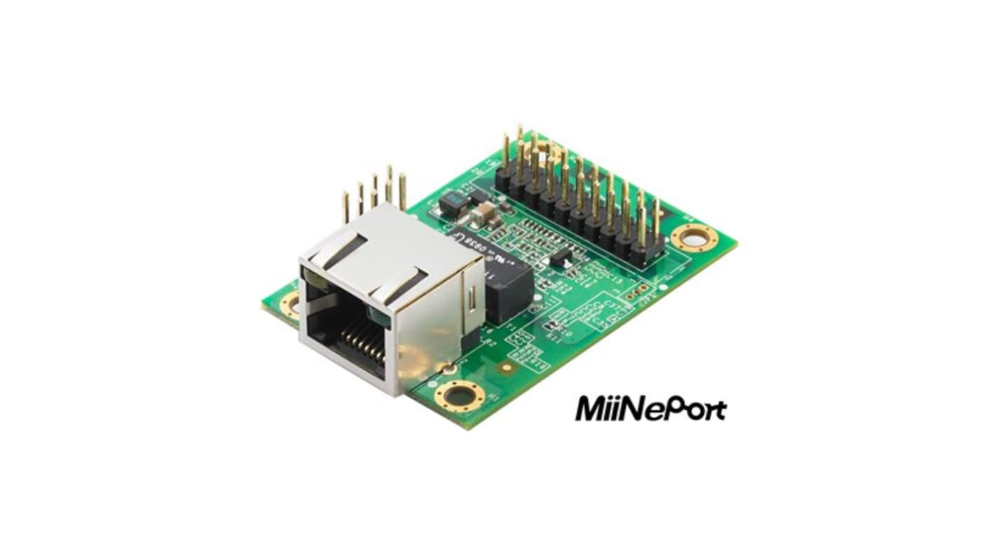 MOXA Device server, 1 Ethernet Port, 1 Serial Port, Ethernet Interface, 921.6kbps Baud Rate