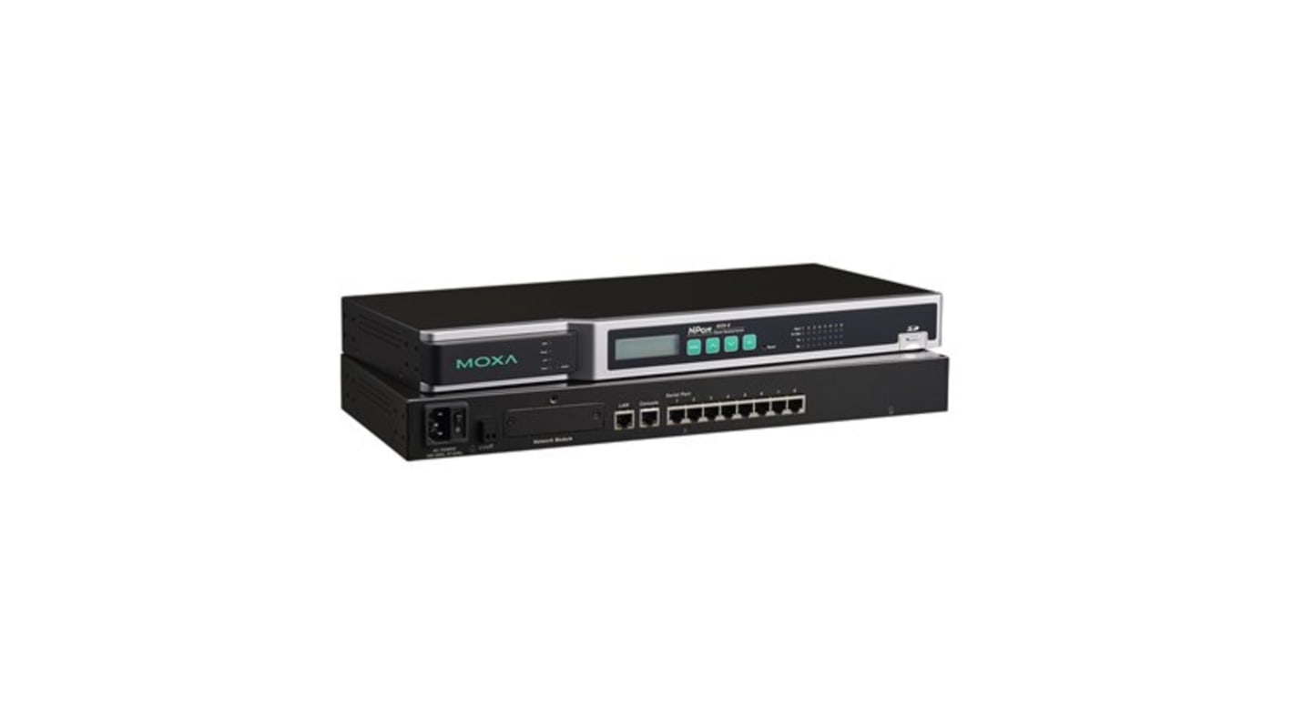 MOXA Device server, 16 Ethernet Port, 16 Serial Port, RS232 Interface, 921.6kbps Baud Rate