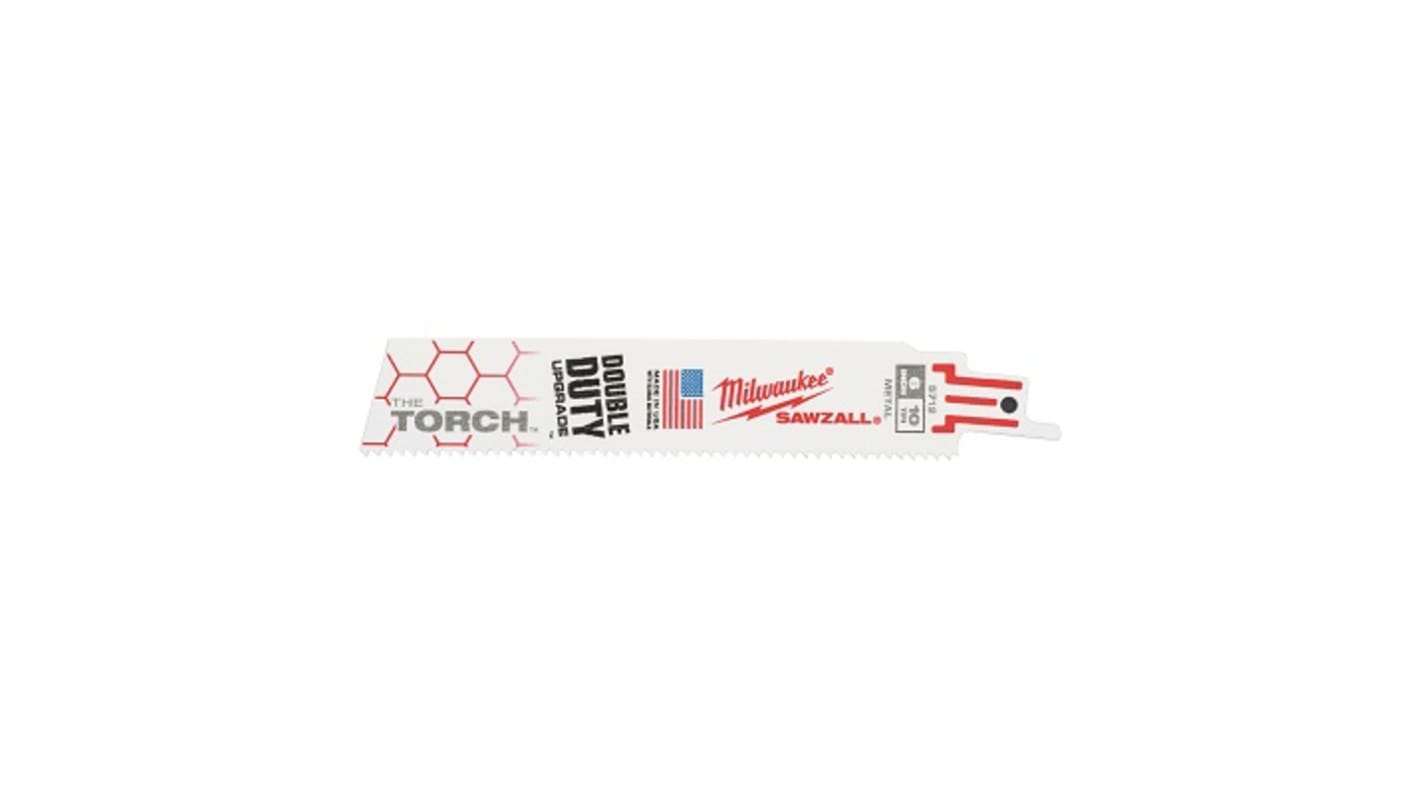 Milwaukee, 14 Teeth Per Inch Multiple Materials 230mm Cutting Length Reciprocating Saw Blade