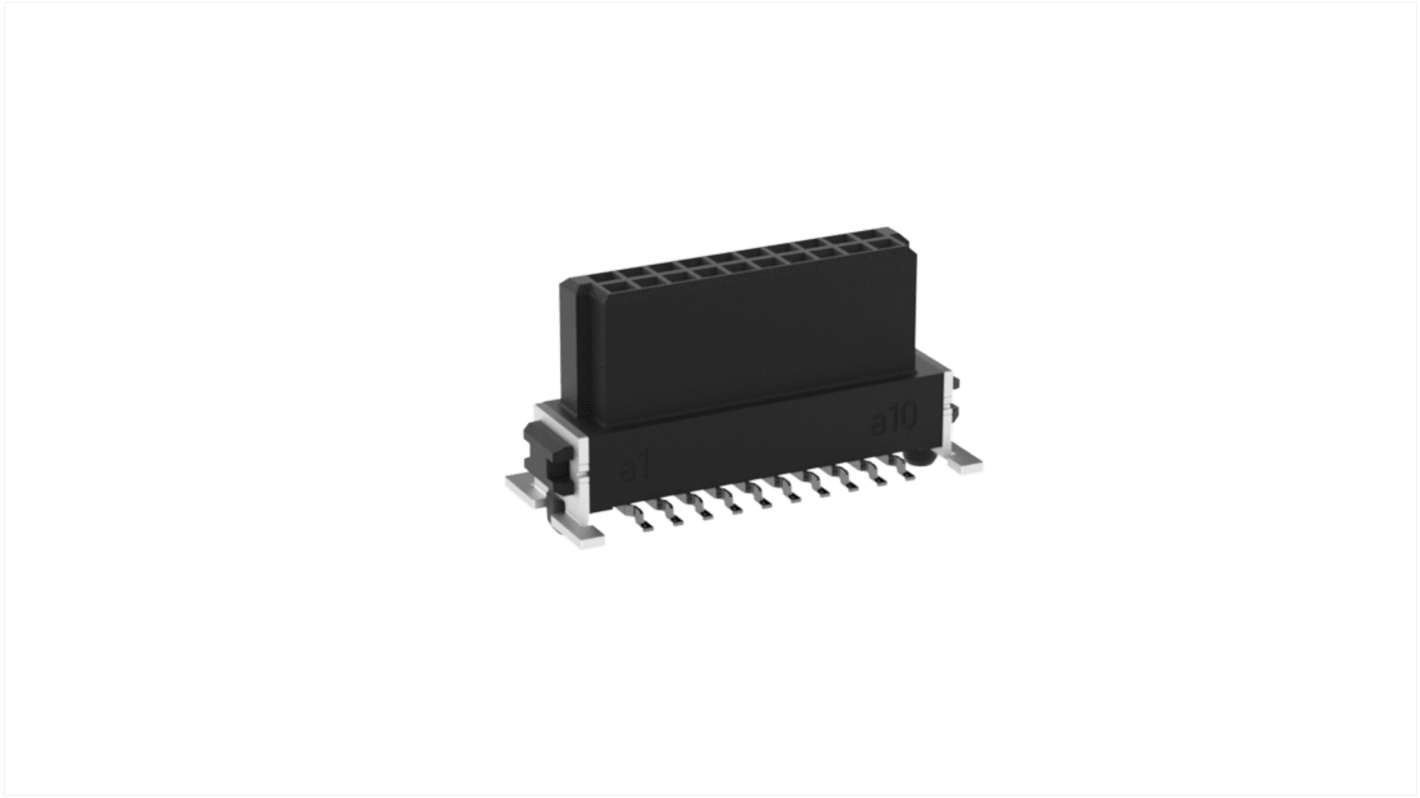 Gniazdo PCB 20 -pinowe 2 -rzędowe raster: 1.27mm SMD