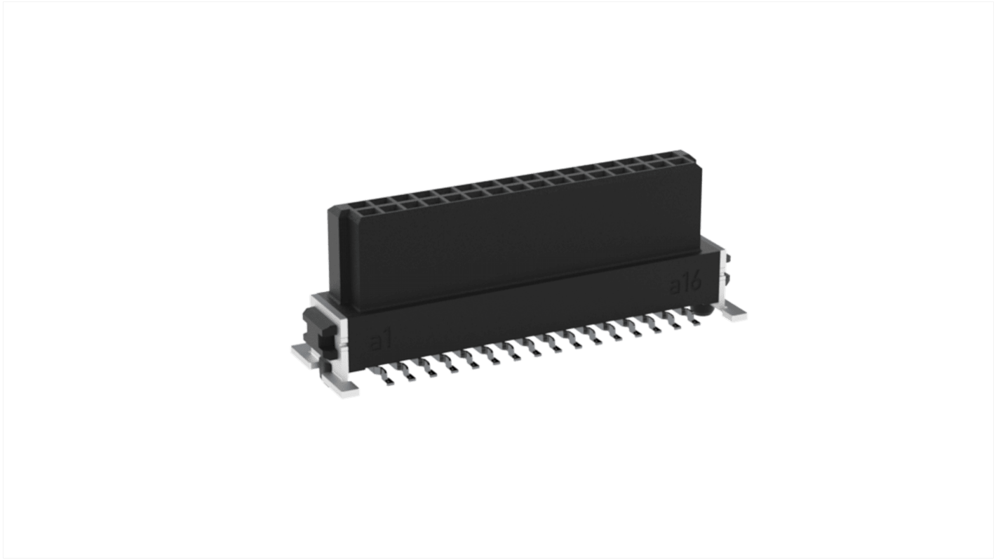 Gniazdo PCB 32 -pinowe 2 -rzędowe raster: 1.27mm SMD