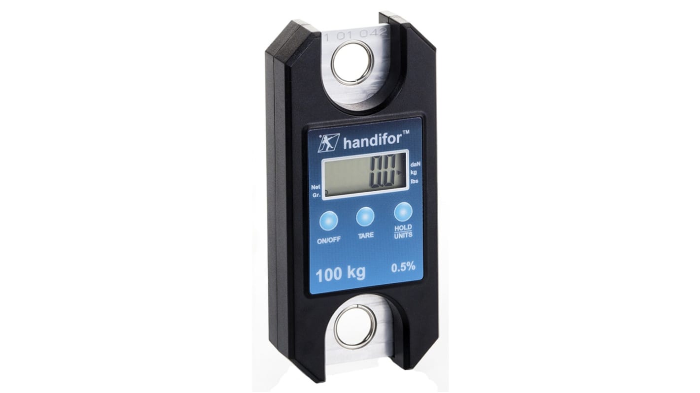 Dinamómetro Tractel handifor 100, precisión ±0,5 %