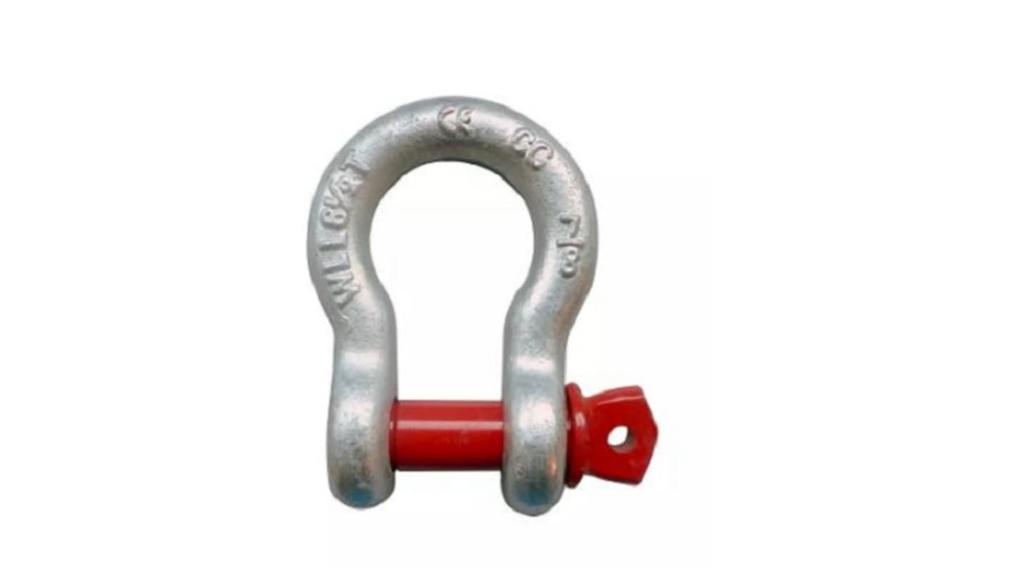 Tractel Manille Lyre 0,5 - 1t - 2t - 3,2t Bow Shackle, Steel, 3.2t