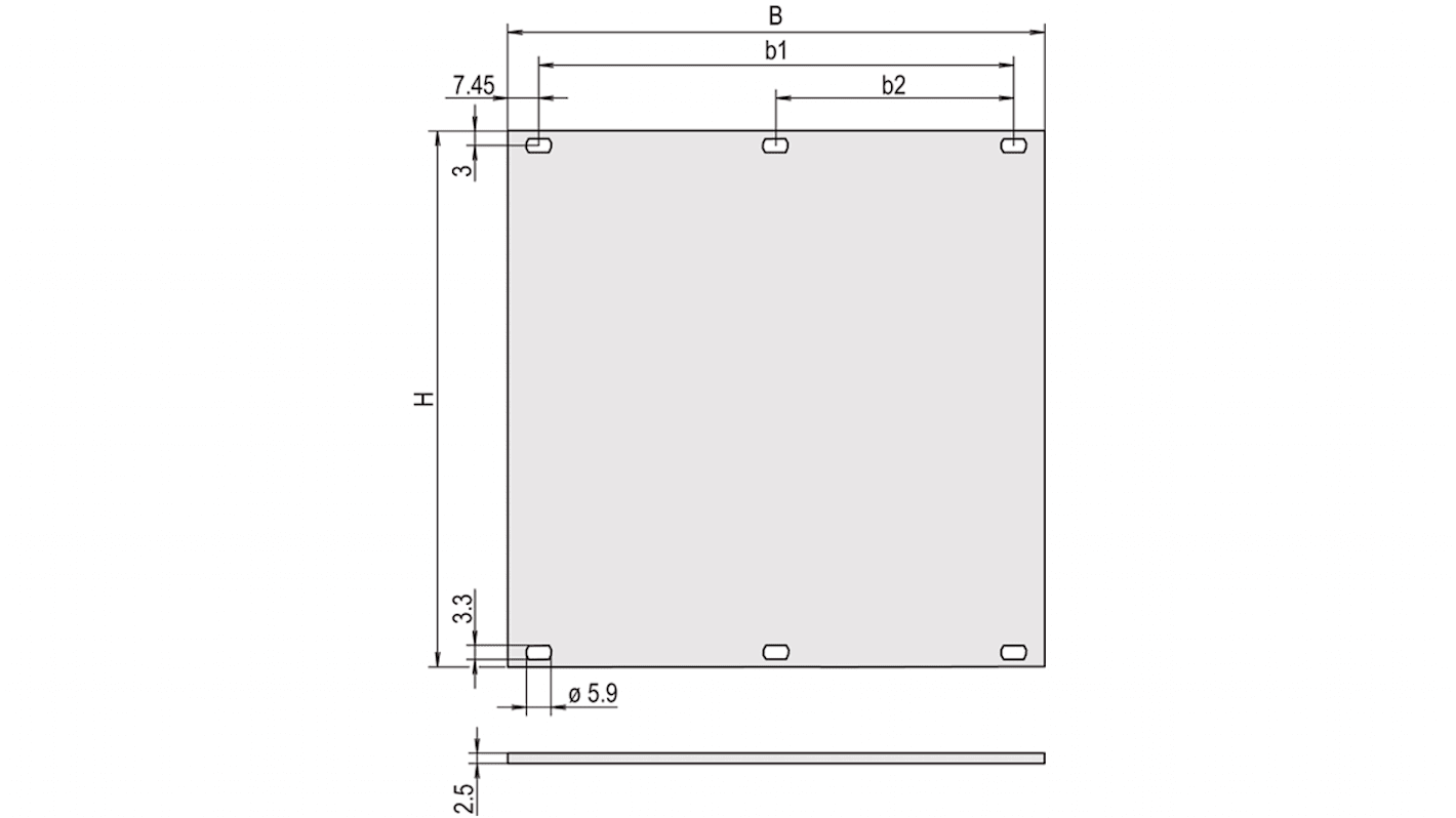 Panel Frontal 6U nVent SCHROFF