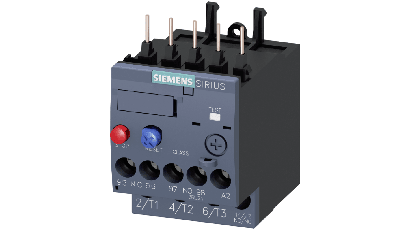 Siemens 3RU Überlastrelais 0,06 kW, 690 Vdc / 160 mA