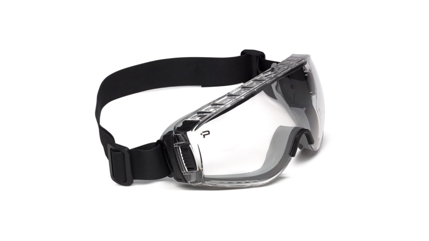 Bolle Safety PILOT, Scratch Resistant Anti-Mist Safety Goggles with Clear Lenses