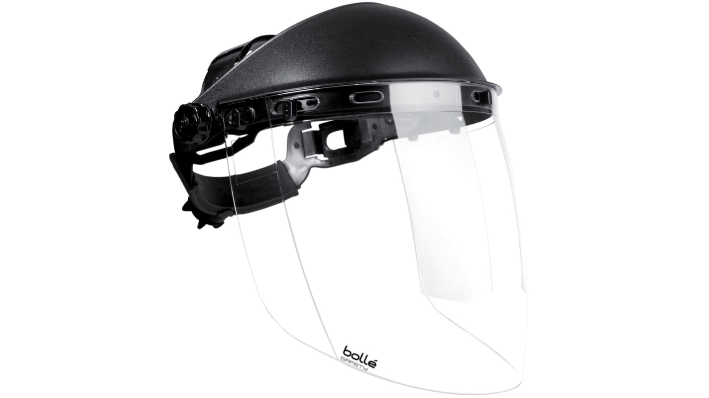 Bolle Safety Clear Flip Up PC Face Shield with Face Guard , Resistant To Impact