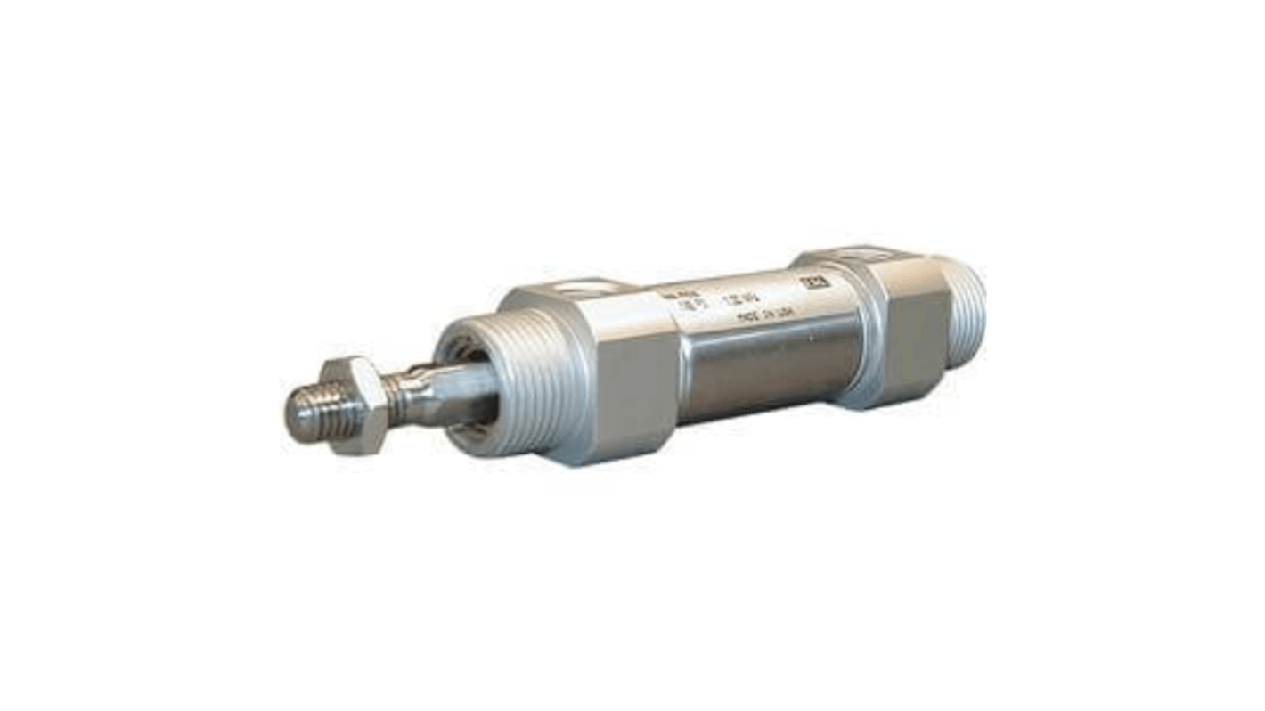 SMC Pneumatic Piston Rod Cylinder - 100mm Bore, 32mm Stroke, CM2-Z Series, Double Acting