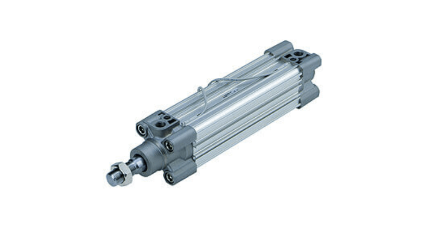 SMC ISO Standard Cylinder - 125mm Bore, 100mm Stroke, CP96 Series, Double Acting