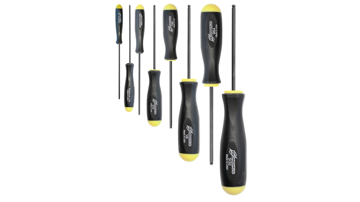 Bondhus Ball End Hexagon Screwdriver Imperial Tip