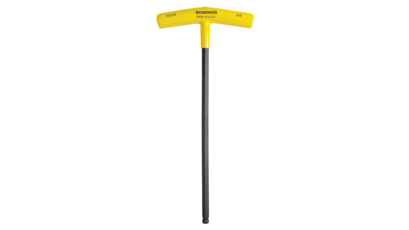 Bondhus T Shape Imperial Hex Key, 1/4in