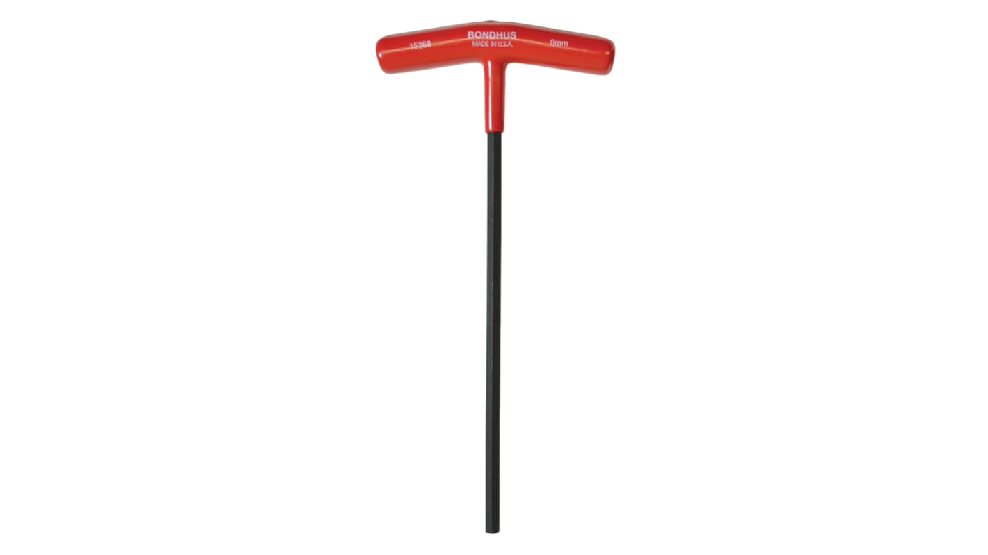 Bondhus T Shape Metric Hex Key, 6mm