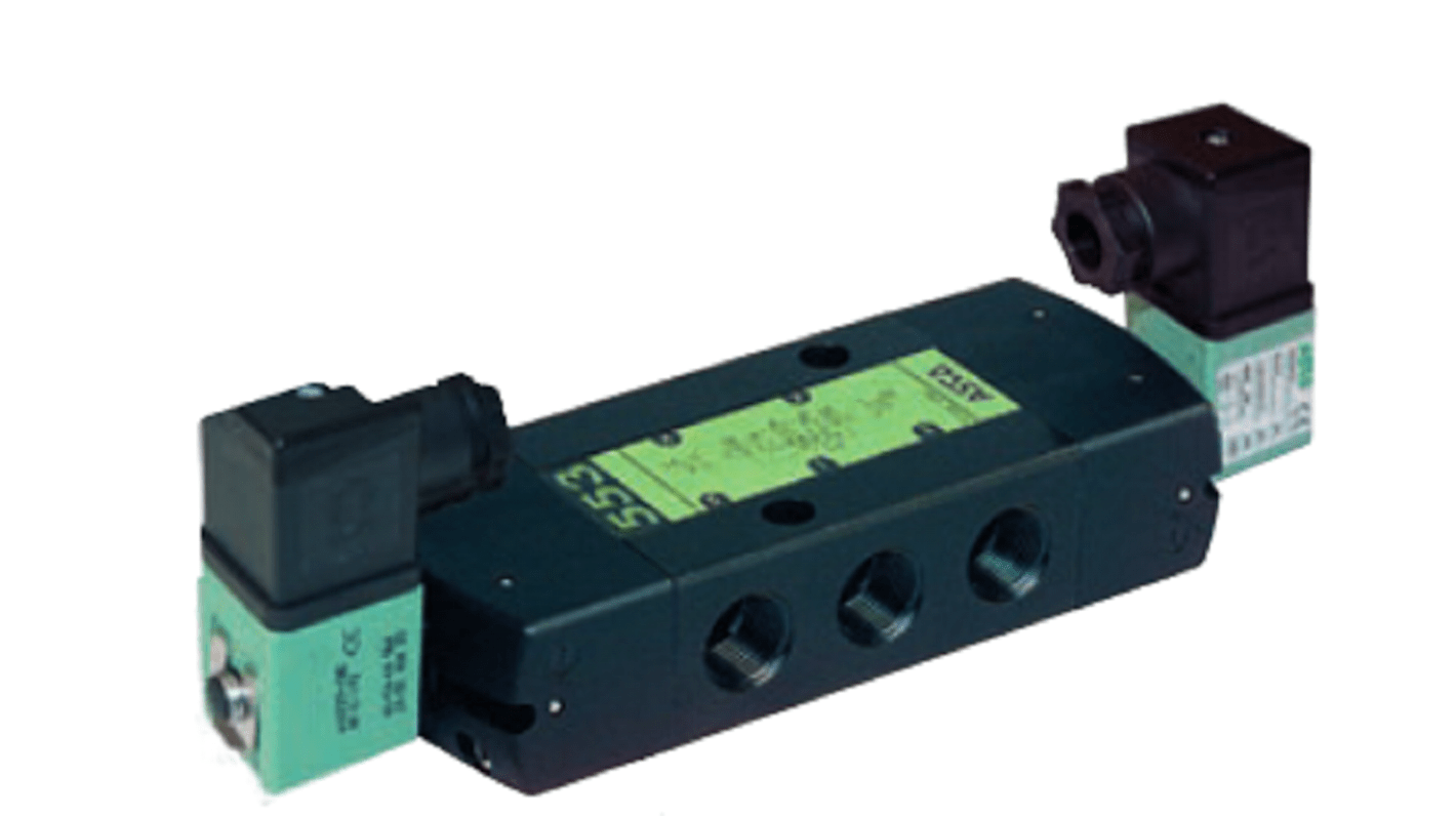 EMERSON ? ASCO 5/3 NC Solenoid Pilot Valve - Electro-Pneumatic G 1/4 551 Series