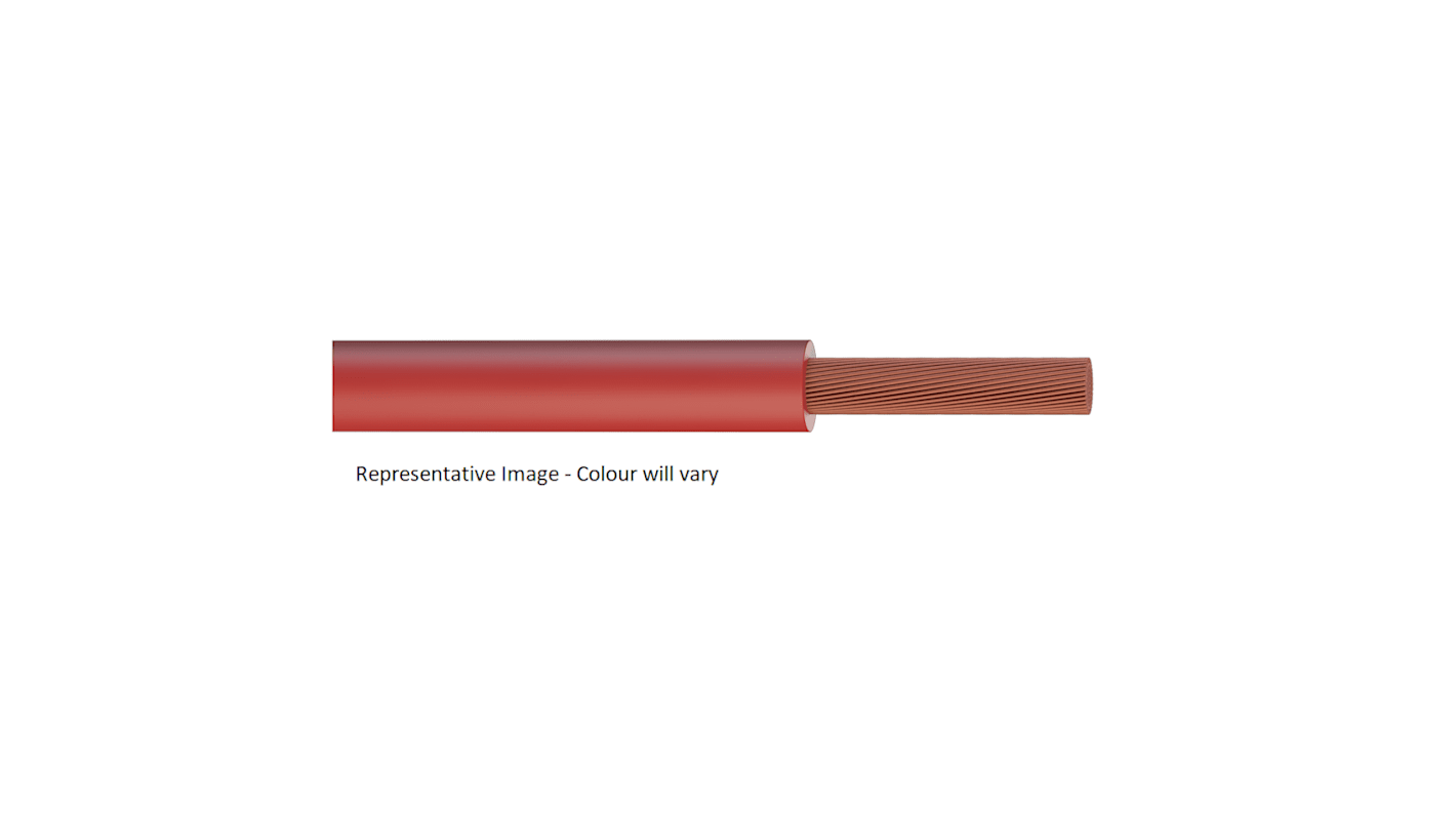 RS PRO Elektrokabel, 1-adrig Typ Dreifachzulassung Schwarz x 0,75 mm 14 A, 305m, 600-1000 V, PVC