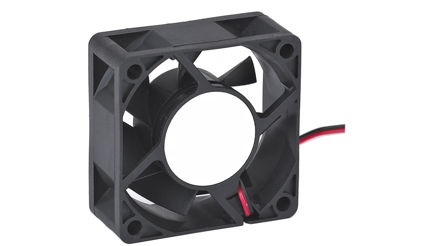 RS PRO Axial Fan, 5 V dc, DC Operation, 0.19m³/min, 0.15W, 30mA Max, 40 x 40 x 20mm