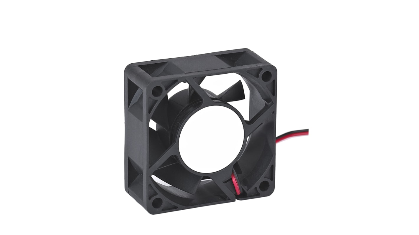 RS PRO DC-Axiallüfter, Kugellager, 24 V dc / 1.44W, 60 x 60 x 25mm, 7000U/min, 1.1m³/min