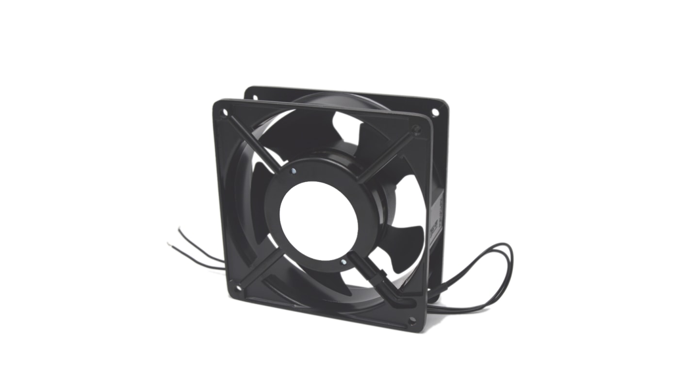 RS PRO Axial Fan, 230 V ac, AC Operation, 2.33m³/min, 14W, 120mA Max, IP20, 120 x 120 x 38mm