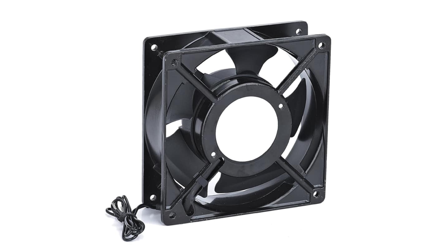 RS PRO Axial Fan, 230 V ac, DC Operation, 0.4m³/min, 6W, 35mA Max, 92 x 92 x 25mm