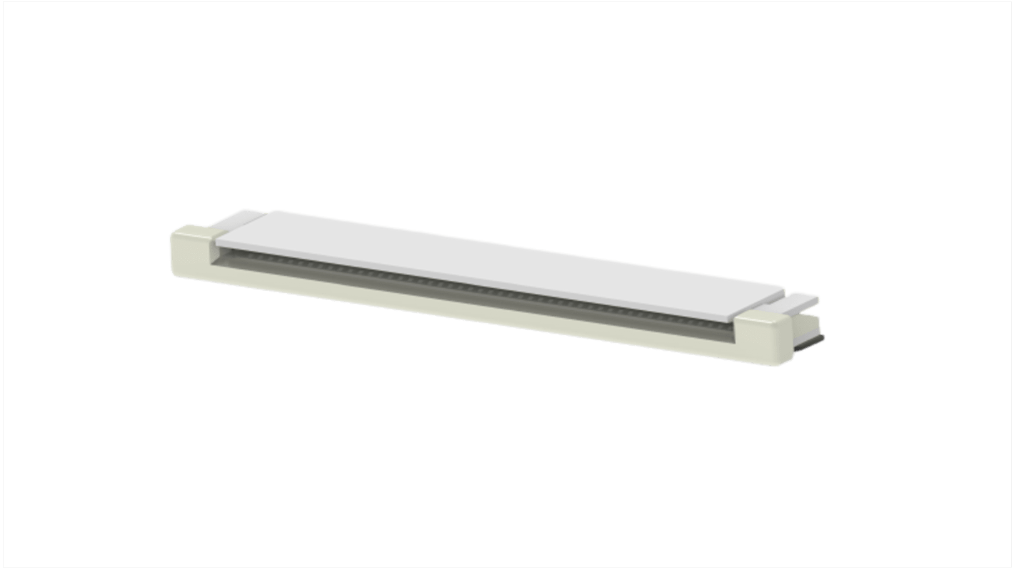 TE Connectivity FPC连接器, 母座, 50p, 0.5mm间距, PCB安装