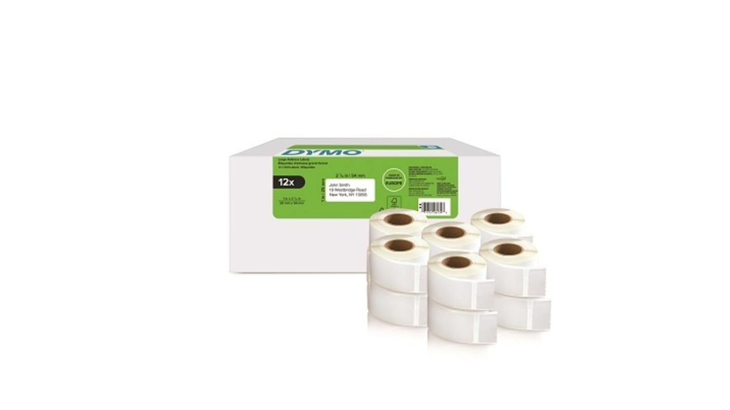 Dymo DYMO D1 White Black Print Label Roll
