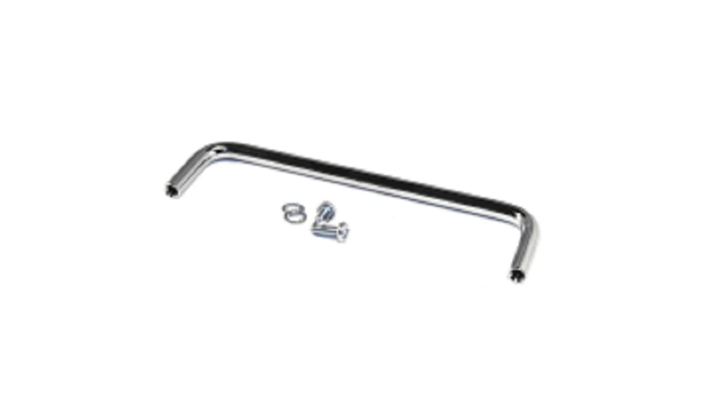 Hammond Chrome Steel Drawer Handle 44 mm Height, 160mm Width, 8mm Length