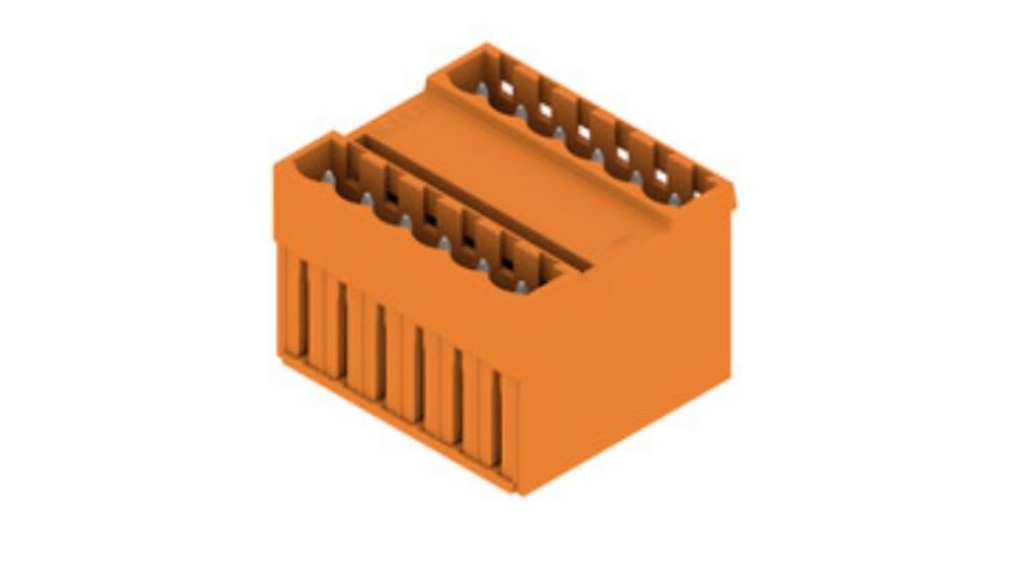 Weidmuller, 5.08mm Pitch, 12 Way, Pluggable Terminal Block, Header, PCB Mount, 1602430000
