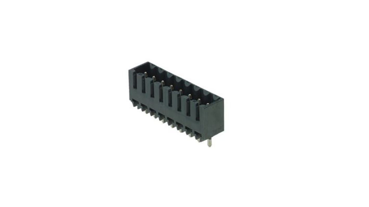 Weidmuller Male PCB Header, 3.5mm Pitch, 3 Way, 1 Row