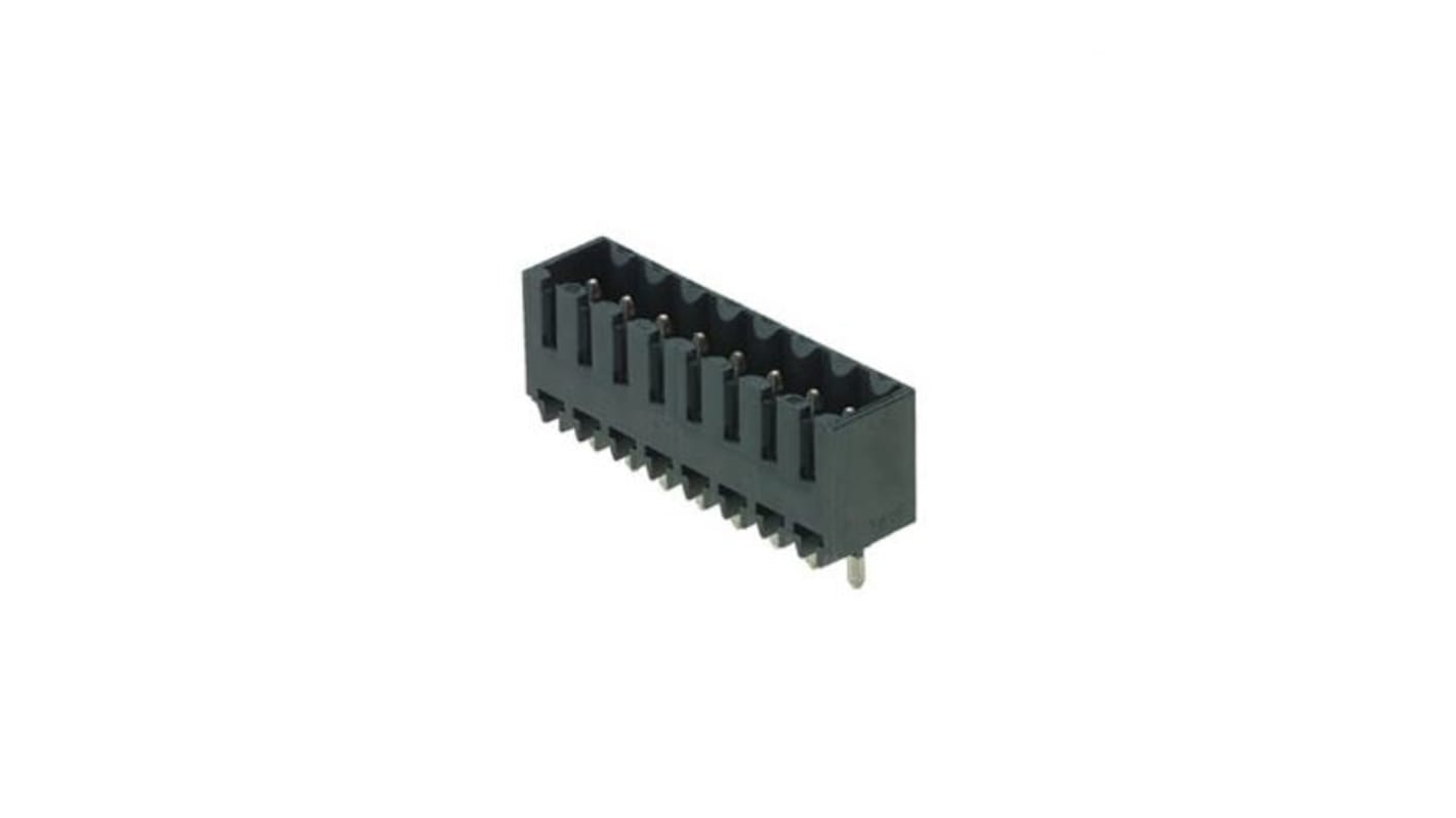 Weidmuller Male PCB Header, 3.5mm Pitch, 6 Way, 1 Row