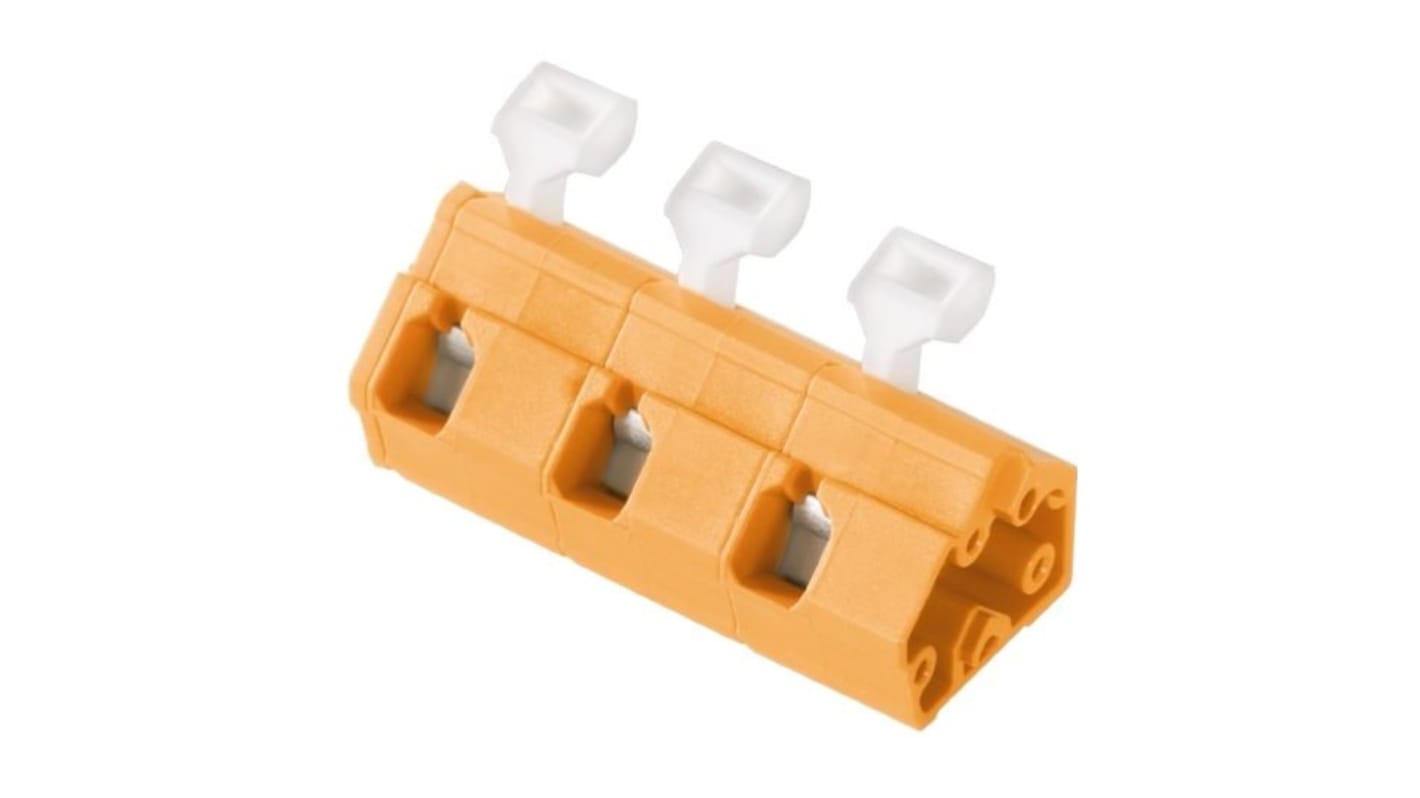 Weidmuller PCB Terminal Block, 2-Contact, 10mm Pitch, PCB Mount, 1-Row