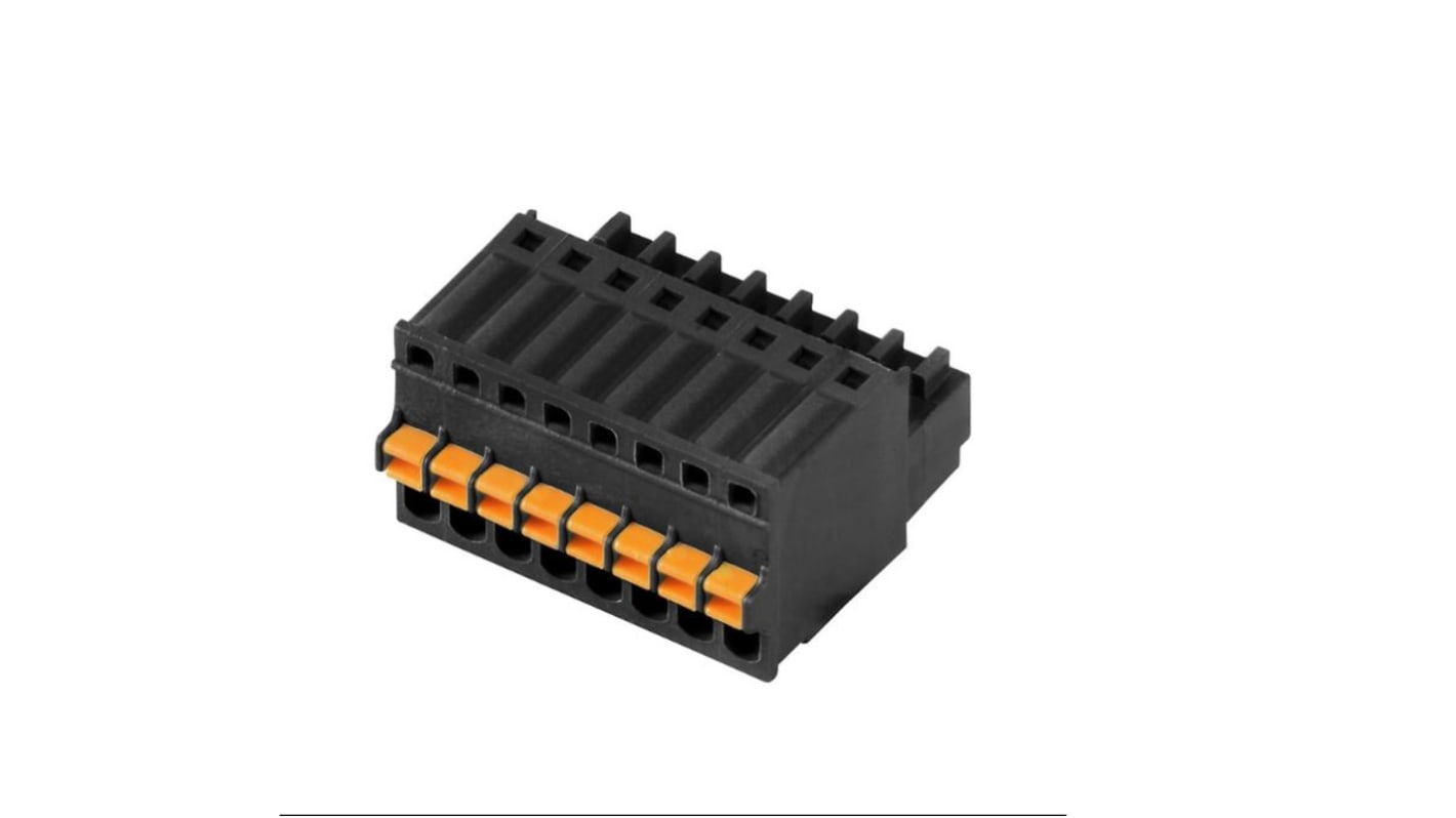 Connecteur de circuit imprimé Weidmuller 5 contacts 1 rangée(s) pas de 2.5mm