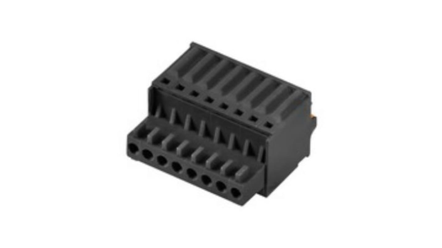Weidmuller, 2.5mm Pitch, 8 Way, Pluggable Terminal Block, Plug, PCB, 2439710000