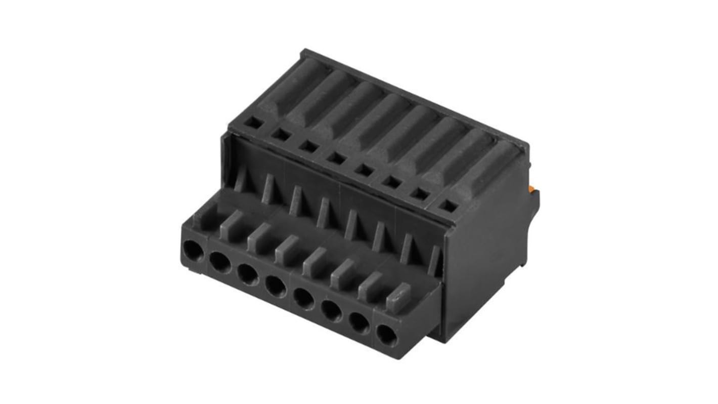 Weidmuller, 2.5mm Pitch, 4 Way, Pluggable Terminal Block, Header, PCB Mount, 2439770000