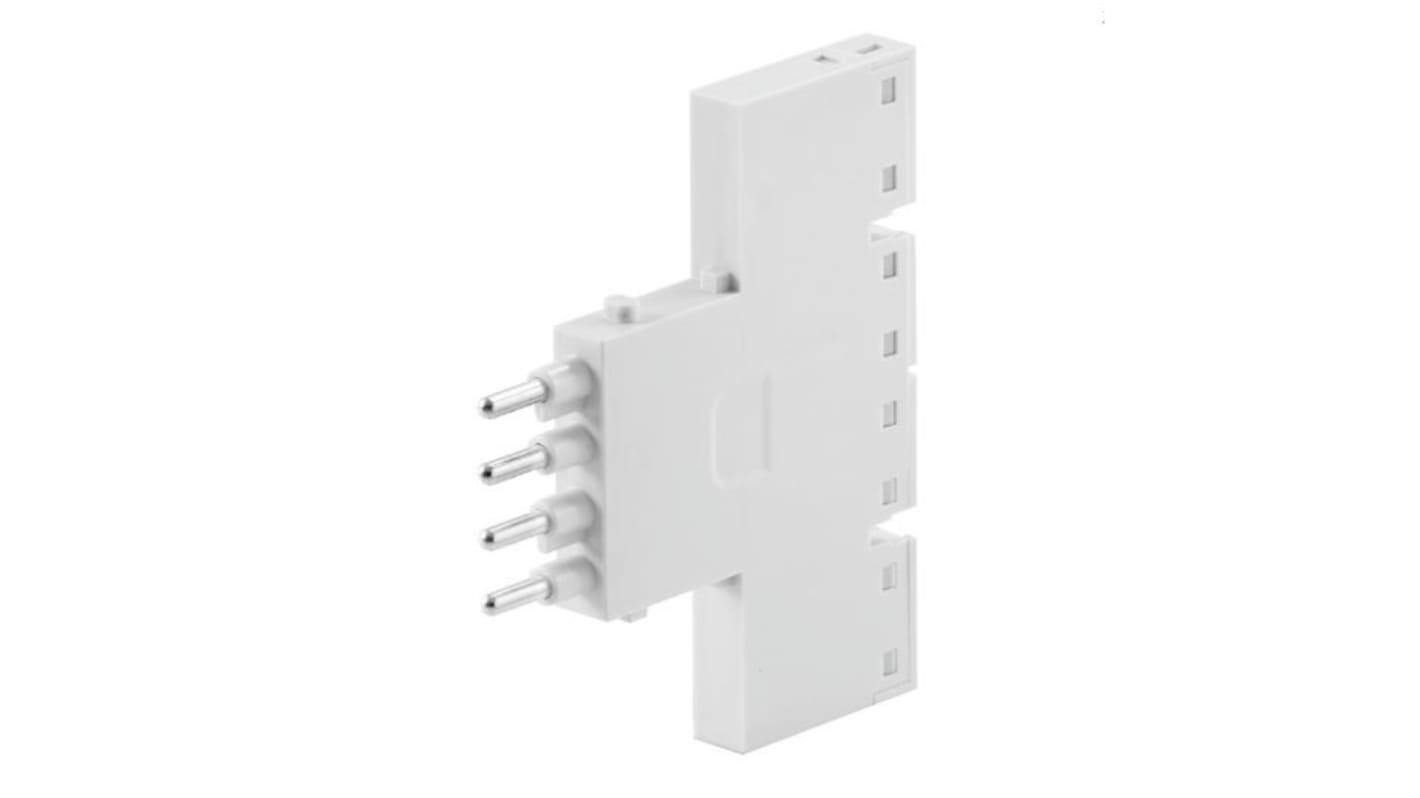 Weidmuller Heavy Duty Power Connector Module, 16A, Male, ModuPlug Series, 4 Contacts