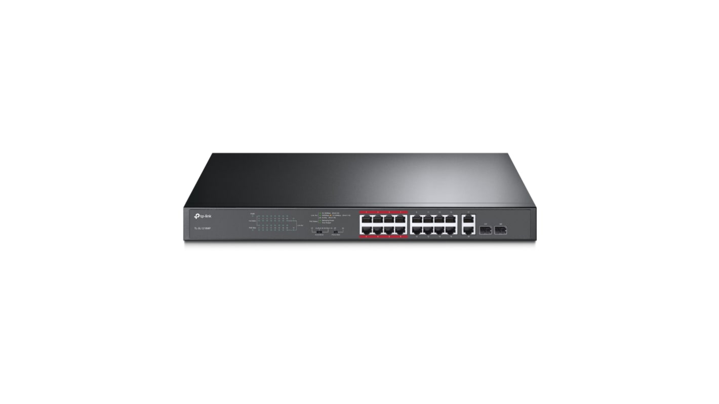 Switch Ethernet TP-Link con PoE, 16 puertos