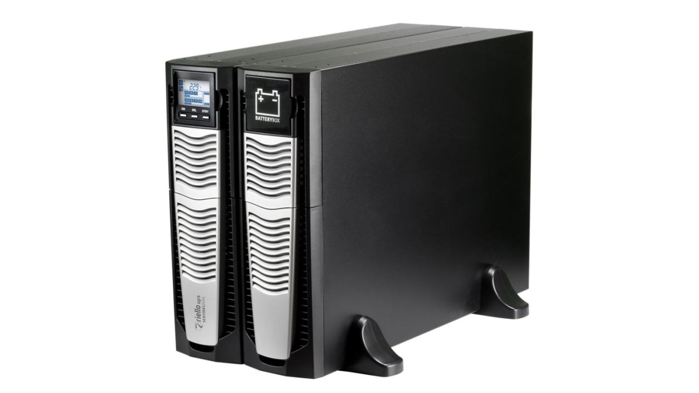 Gruppo di continuità Riello, 10000VA, ingresso 220 → 240V, uscita 230V, 10kW, Montaggio a rack, stand alone