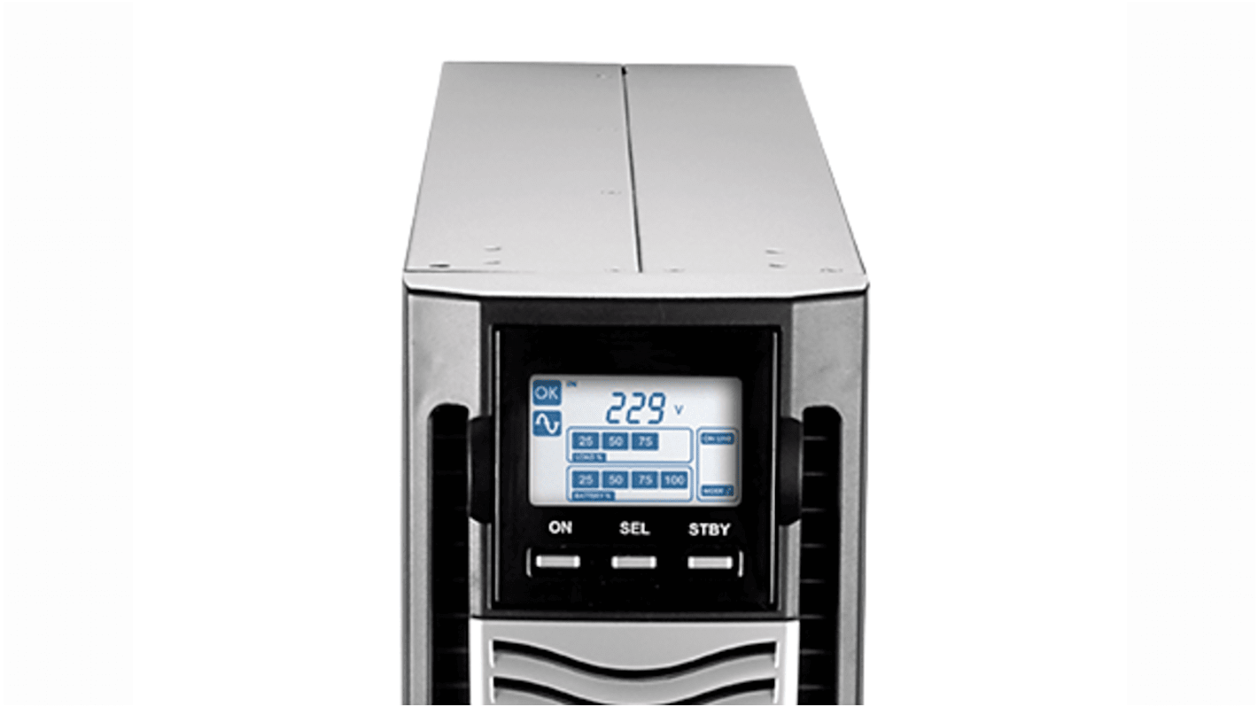 Riello 220 → 240V Input Rack Mount, Stand Alone Uninterruptible Power Supply, 4000VA (3.6kW), Sentinel Dual SDU