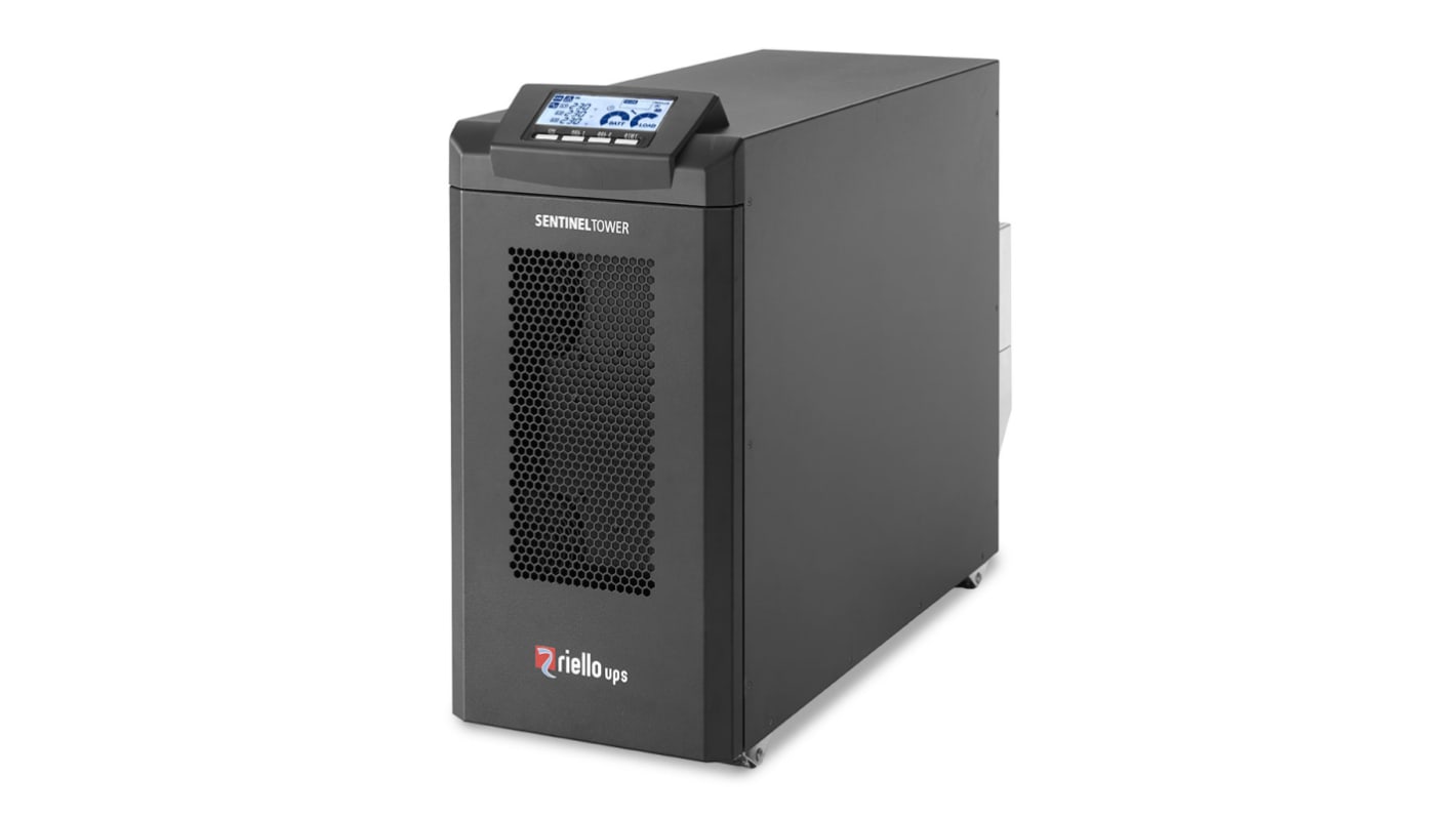 Riello 220 → 415V Input Stand Alone Uninterruptible Power Supply, 10000VA (10kW), Sentinel Tower